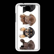 Coque HTC Desire 300 Alignement de petits chiens