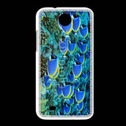 Coque HTC Desire 300 Banc de poissons bleus