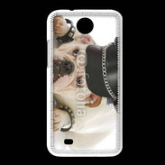 Coque HTC Desire 300 Bulldog village people