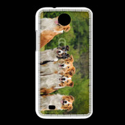 Coque HTC Desire 300 Groupe de 5 chiens Border Collie