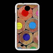 Coque HTC Desire 300 Art crayon de couleur