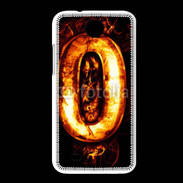 Coque HTC Desire 300 Zéro en feu