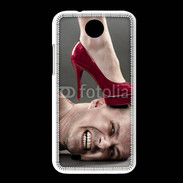 Coque HTC Desire 300 Homme sous escarpin 2