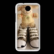 Coque HTC Desire 300 peluche et converses