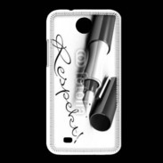 Coque HTC Desire 300 Respect en écriture