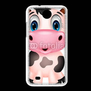 Coque HTC Desire 300 Vache cartoon 510