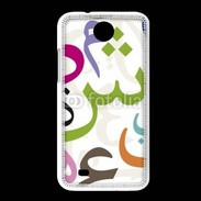 Coque HTC Desire 300 Lettres Arabe