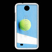 Coque HTC Desire 300 Cours de tennis béton bleu