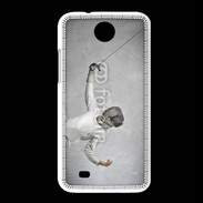 Coque HTC Desire 300 Escrime noir et blanc
