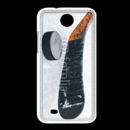 Coque HTC Desire 300 Crosse et palet de Hockey sur glace