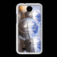 Coque HTC Desire 300 Boule de pétanque chromée