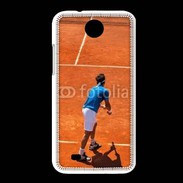 Coque HTC Desire 300 Match de tennis sur terre battue : service