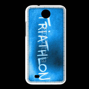 Coque HTC Desire 300 Triathlon sur fond bleu