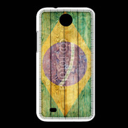 Coque HTC Desire 300 Drapeau Brésil Grunge 510