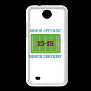 Coque HTC Desire 300 Bonus Offensif-Défensif Blanc