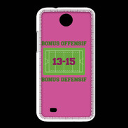 Coque HTC Desire 300 Bonus Offensif-Défensif Rose