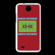 Coque HTC Desire 300 Bonus Offensif-Défensif Rouge