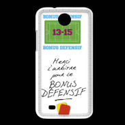 Coque HTC Desire 300 Merci l'arbitre Bonus offensif-défensif Blanc