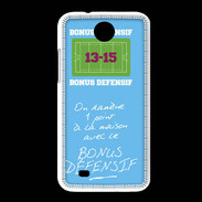 Coque HTC Desire 300 1 point bonus offensif-défensif Bleu