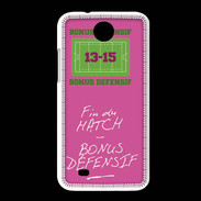 Coque HTC Desire 300 Fin de match Bonus offensif-défensif Rose