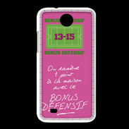 Coque HTC Desire 300 1 point bonus offensif-défensif Rose