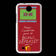Coque HTC Desire 300 Merci l'arbitre Bonus offensif-défensif Rouge