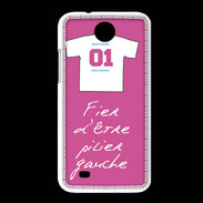 Coque HTC Desire 300 Pilier gauche Bonus offensif-défensif Rose