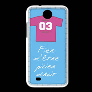 Coque HTC Desire 300 Pilier droit Bonus offensif-défensif Bleu