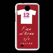 Coque HTC Desire 300 3/4 centre G Bonus offensif-défensif Rouge