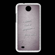 Coque HTC Desire 300 Aimer Violet Citation Oscar Wilde