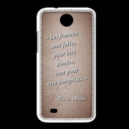 Coque HTC Desire 300 Femmes comprises Rouge Citation Oscar Wilde
