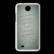 Coque HTC Desire 300 Femmes comprises Vert Citation Oscar Wilde