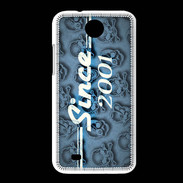 Coque HTC Desire 300 Since crane bleu 2001