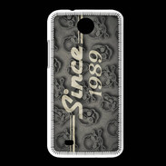Coque HTC Desire 300 Since crane gris 1989