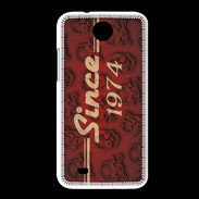 Coque HTC Desire 300 Since crane rouge 1974
