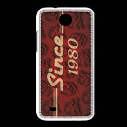 Coque HTC Desire 300 Since crane rouge 1980