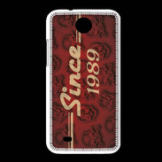 Coque HTC Desire 300 Since crane rouge 1989