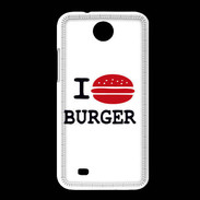 Coque HTC Desire 300 I love Burger