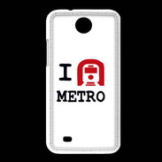 Coque HTC Desire 300 I love Metro