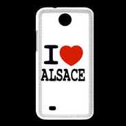 Coque HTC Desire 300 I love Alsace