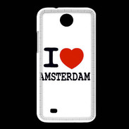 Coque HTC Desire 300 I love Amsterdam