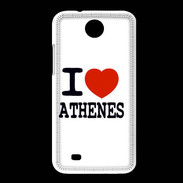 Coque HTC Desire 300 I love Athenes
