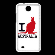 Coque HTC Desire 300 I love Australia 2