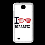 Coque HTC Desire 300 I love Biarritz 2