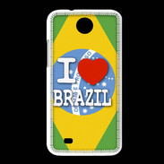 Coque HTC Desire 300 I love Brazil 3