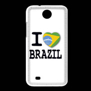Coque HTC Desire 300 I love Brazil 2
