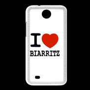 Coque HTC Desire 300 I love Biarritz