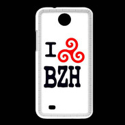 Coque HTC Desire 300 I love BZH 2