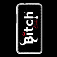 Coque HTC Desire 300 Bitch Cola fond noir