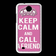 Coque HTC Desire 300 Keep Calm Call Rose